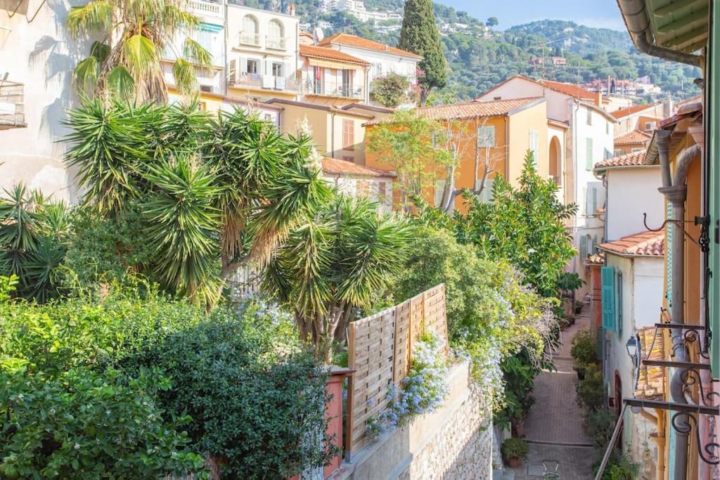 #40 Bright Sea View Suite For 6 2Mins Walk Port & Sea Villefranche-sur-Mer Exteriör bild