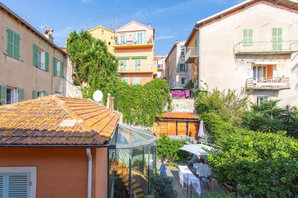 #40 Bright Sea View Suite For 6 2Mins Walk Port & Sea Villefranche-sur-Mer Exteriör bild