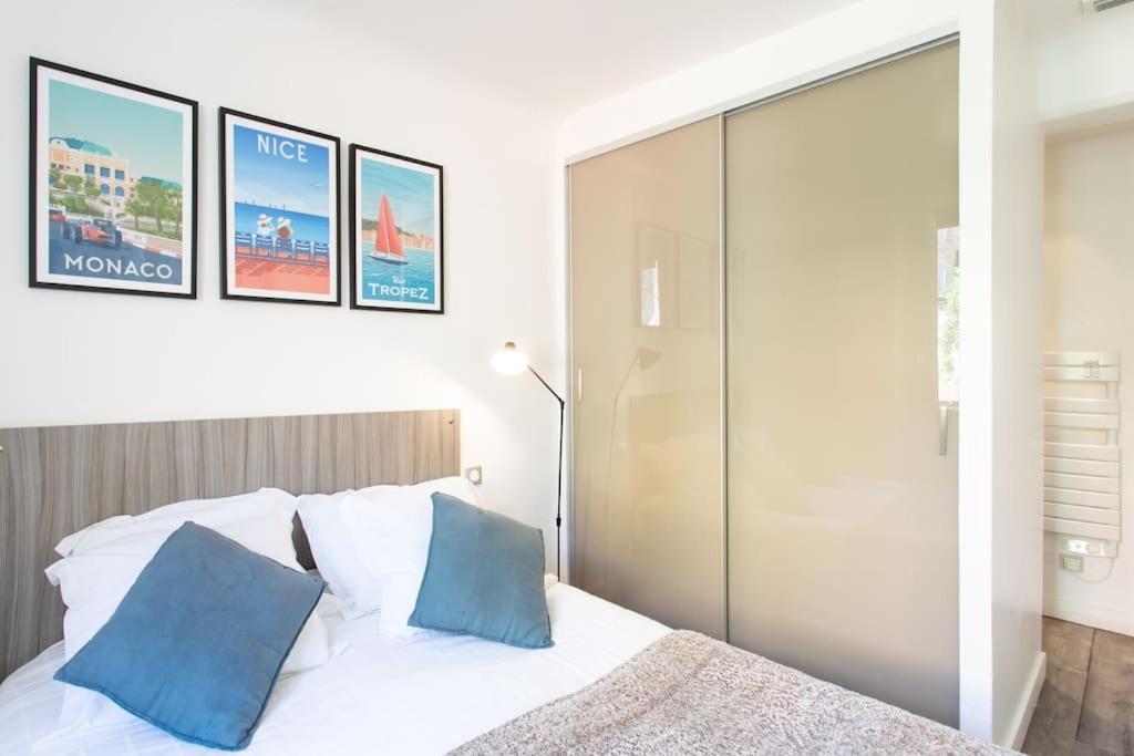 #40 Bright Sea View Suite For 6 2Mins Walk Port & Sea Villefranche-sur-Mer Exteriör bild